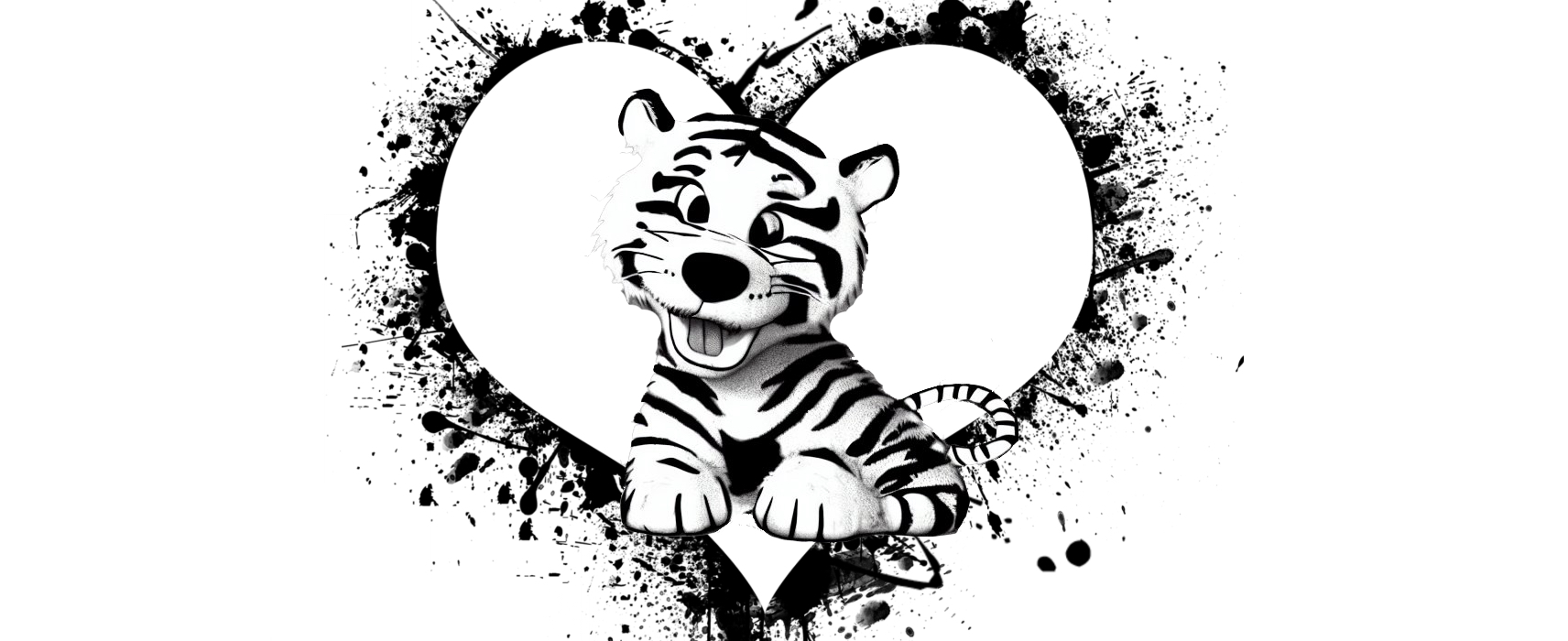 Tiger mit Herz