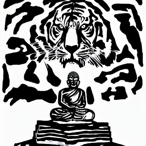 Tiger und Buddha
